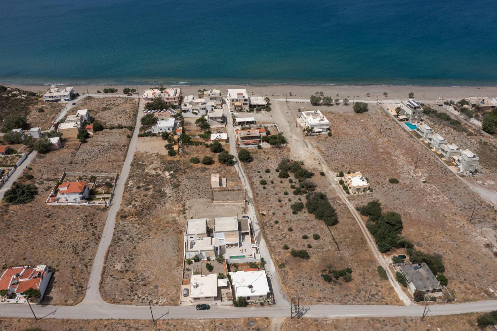 Ammokrinos Luxury Homes,150M From The Beach Kalamaki  Dış mekan fotoğraf