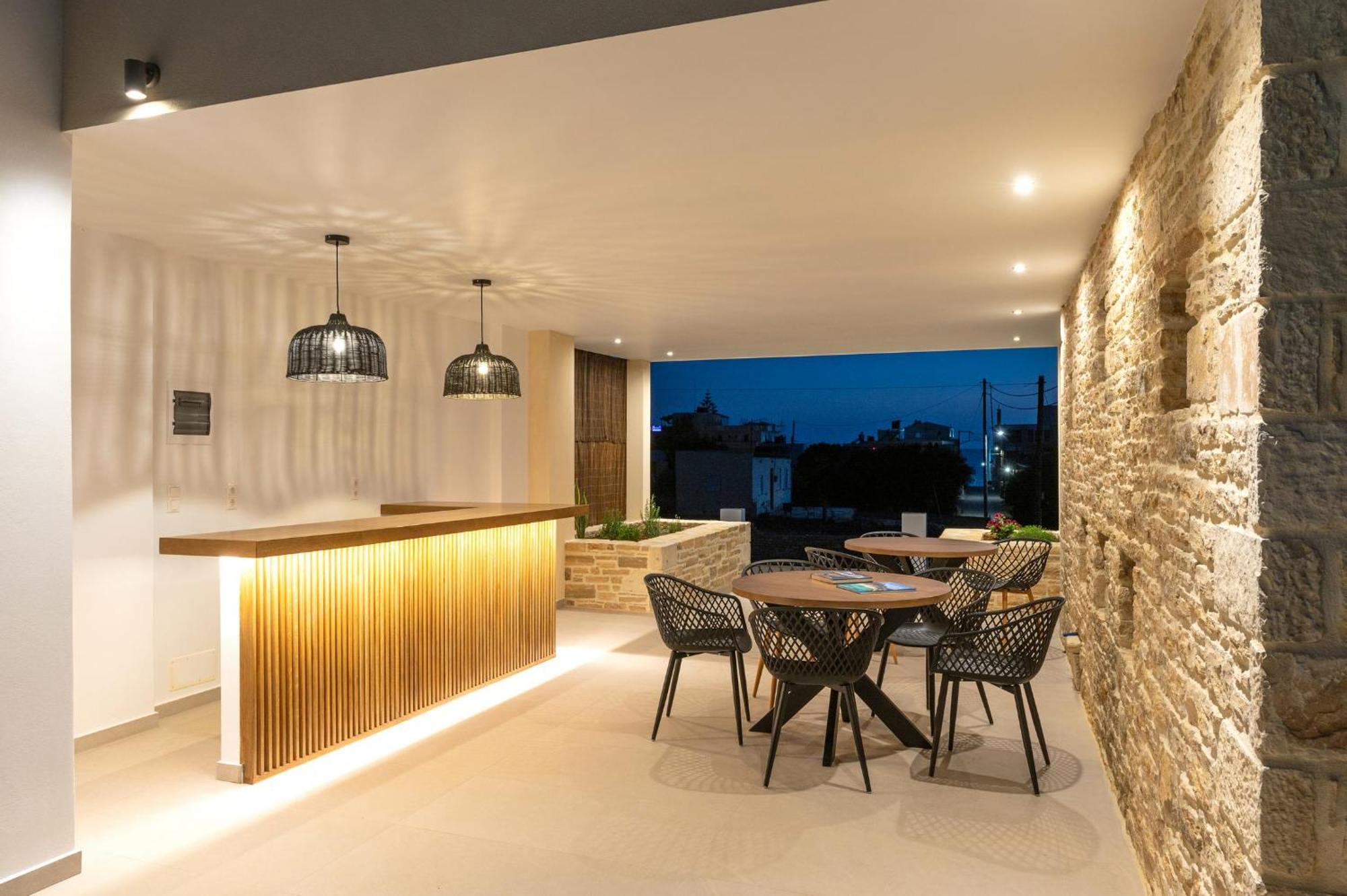 Ammokrinos Luxury Homes,150M From The Beach Kalamaki  Dış mekan fotoğraf
