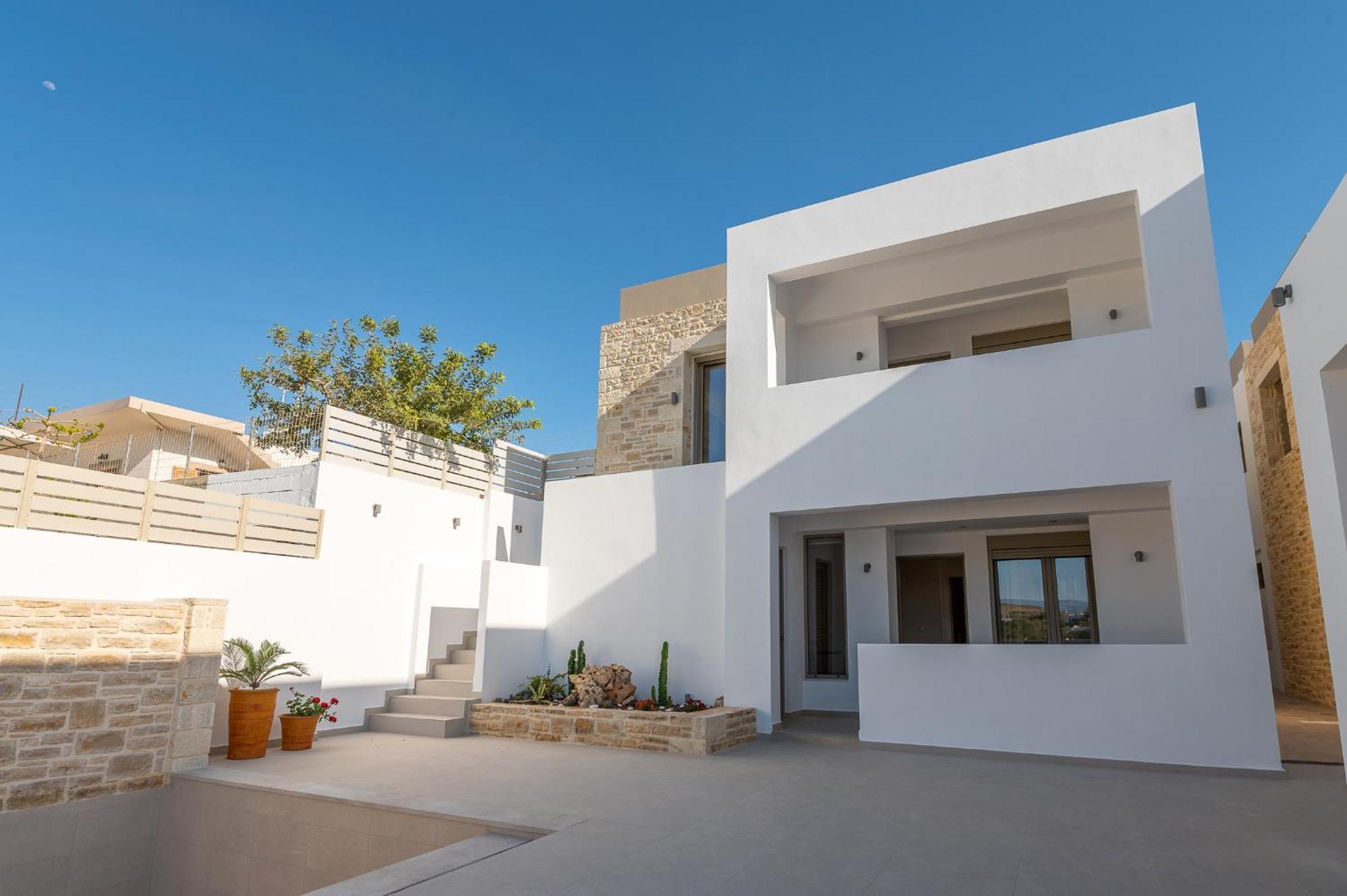 Ammokrinos Luxury Homes,150M From The Beach Kalamaki  Dış mekan fotoğraf