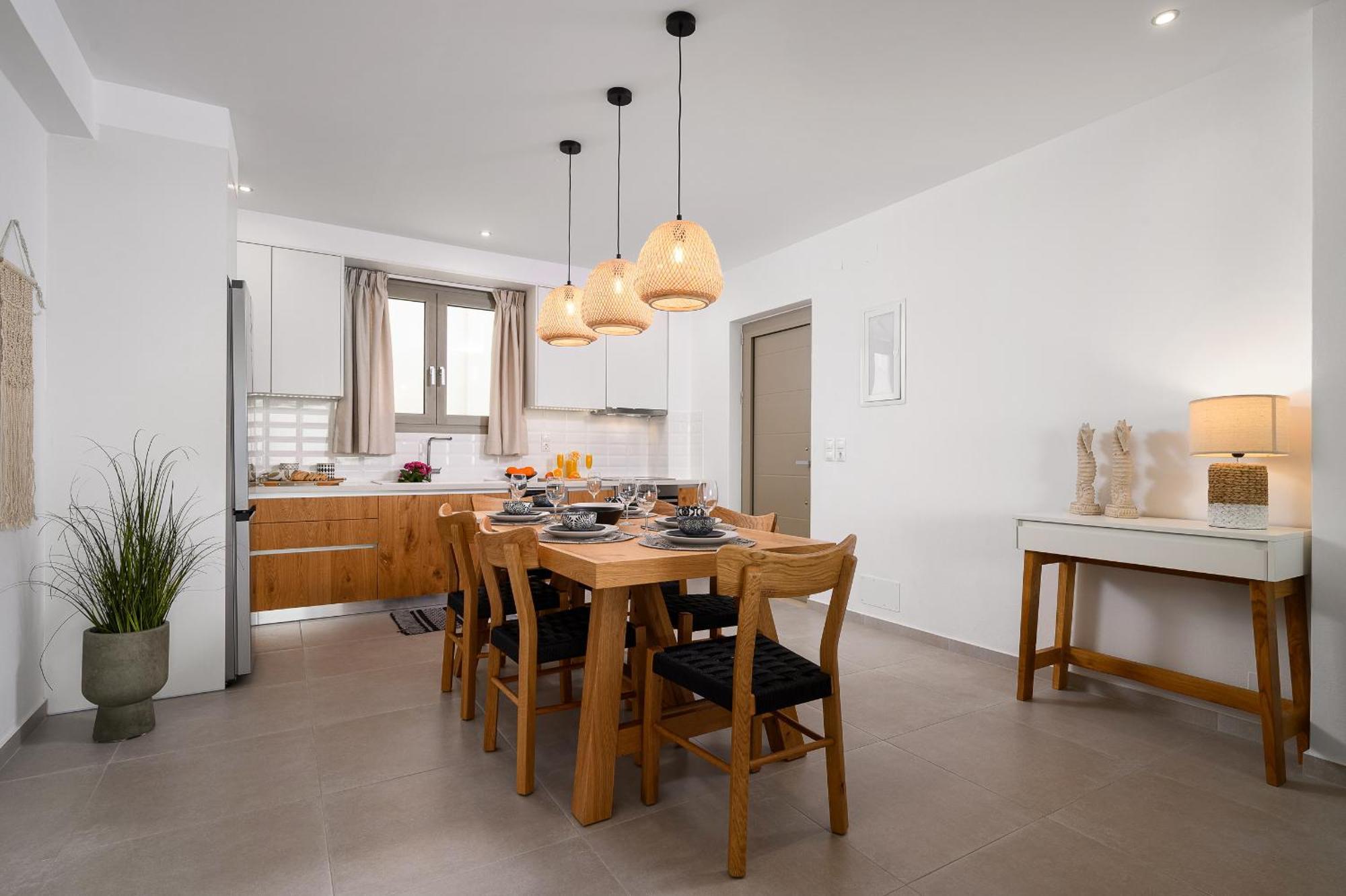 Ammokrinos Luxury Homes,150M From The Beach Kalamaki  Dış mekan fotoğraf